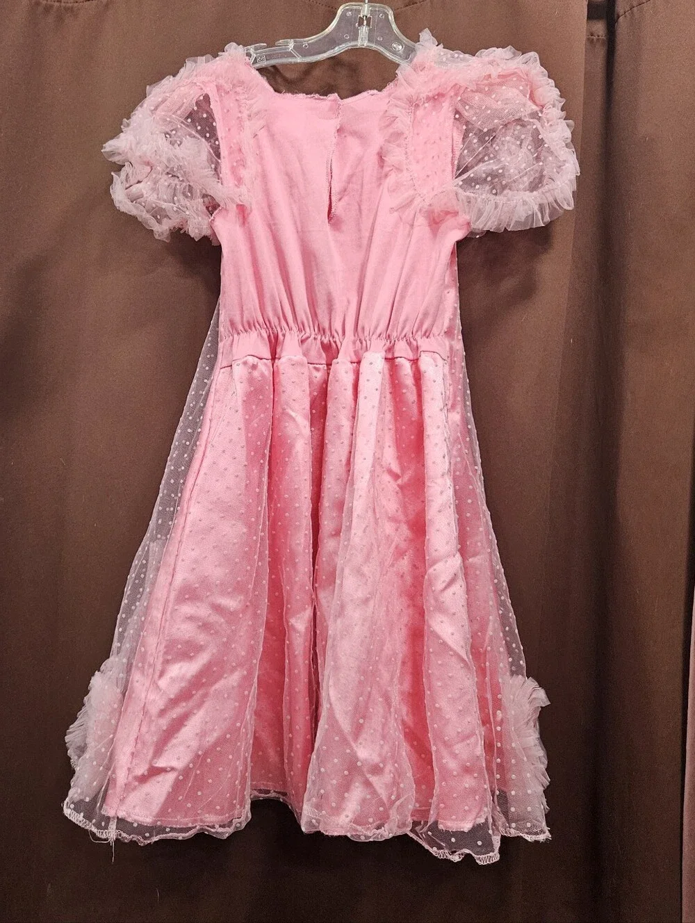 Wicked Glinda Pink Tule Dress Up Costume Pretend Dress Size 4/6